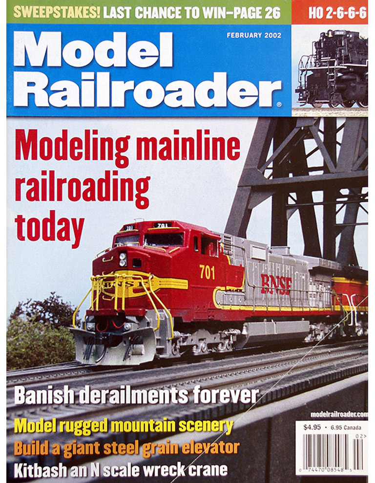  Model Railroader 2/2002 в продаже