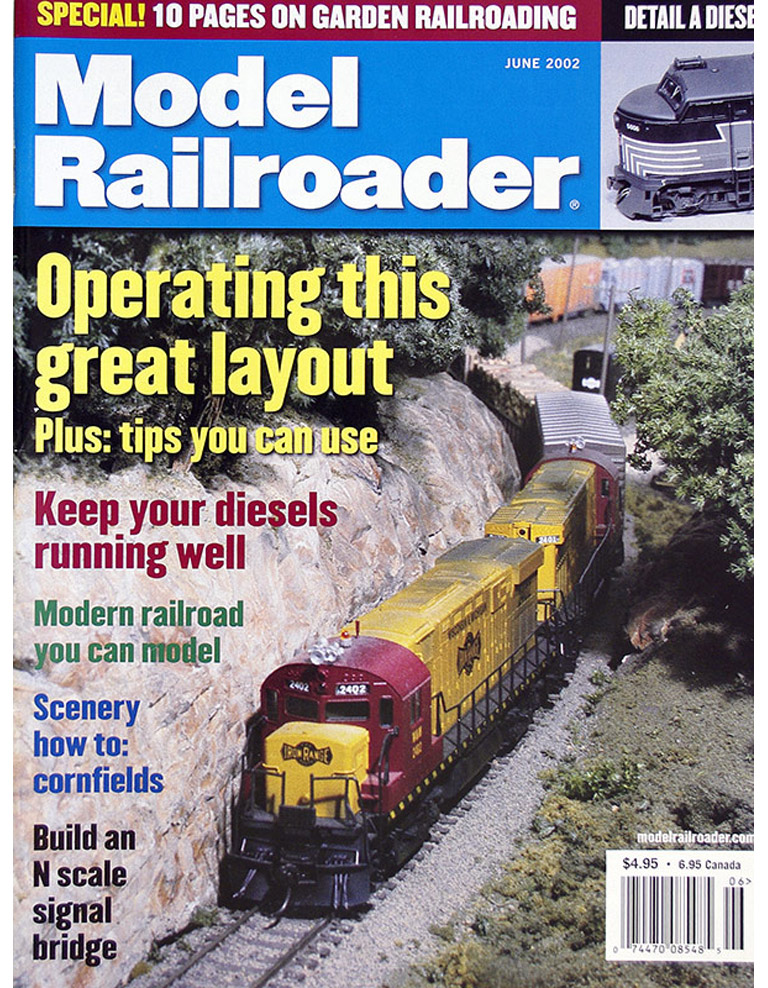  Model Railroader 6/2002 в продаже