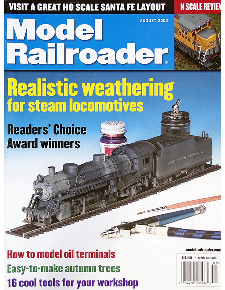  Model Railroader 8/2002 в продаже