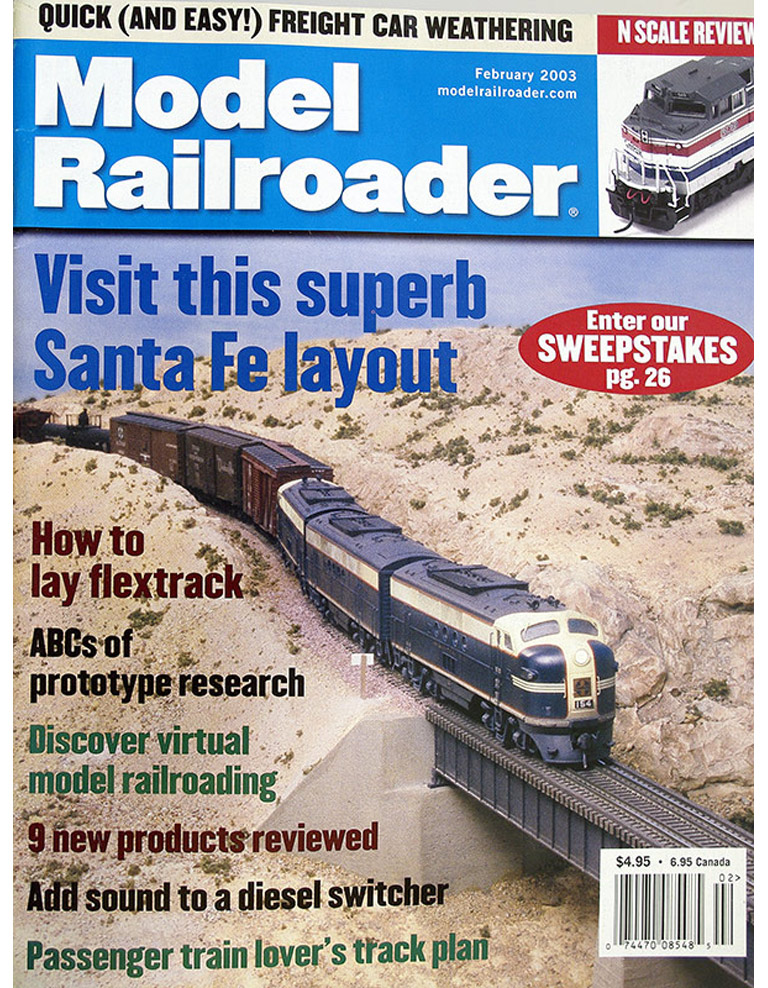  Model Railroader 2/2003 в продаже