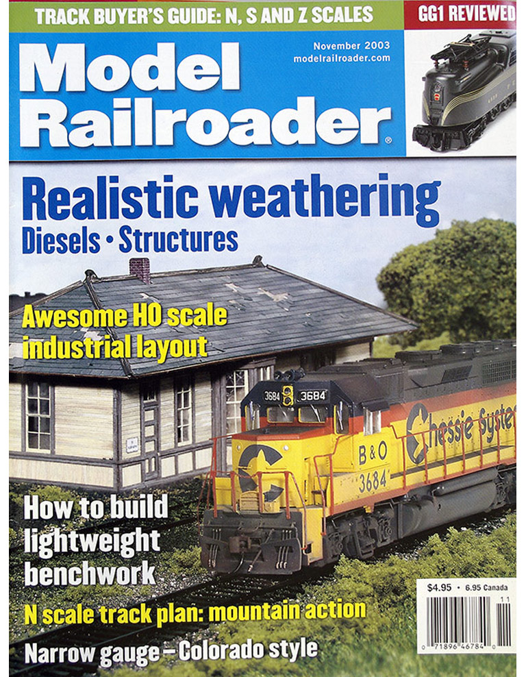 Model Railroader 11/2003 в продаже