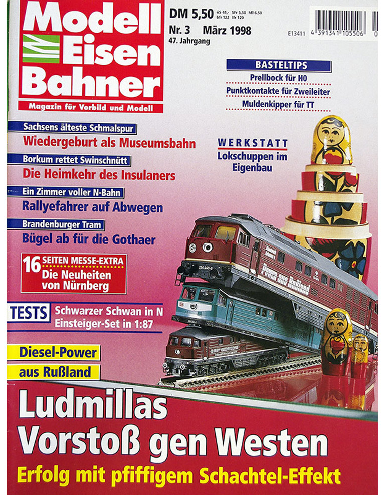 Modell EisenBahner 3/1998