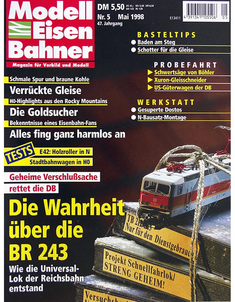  Modell EisenBahner 5/1998 в продаже